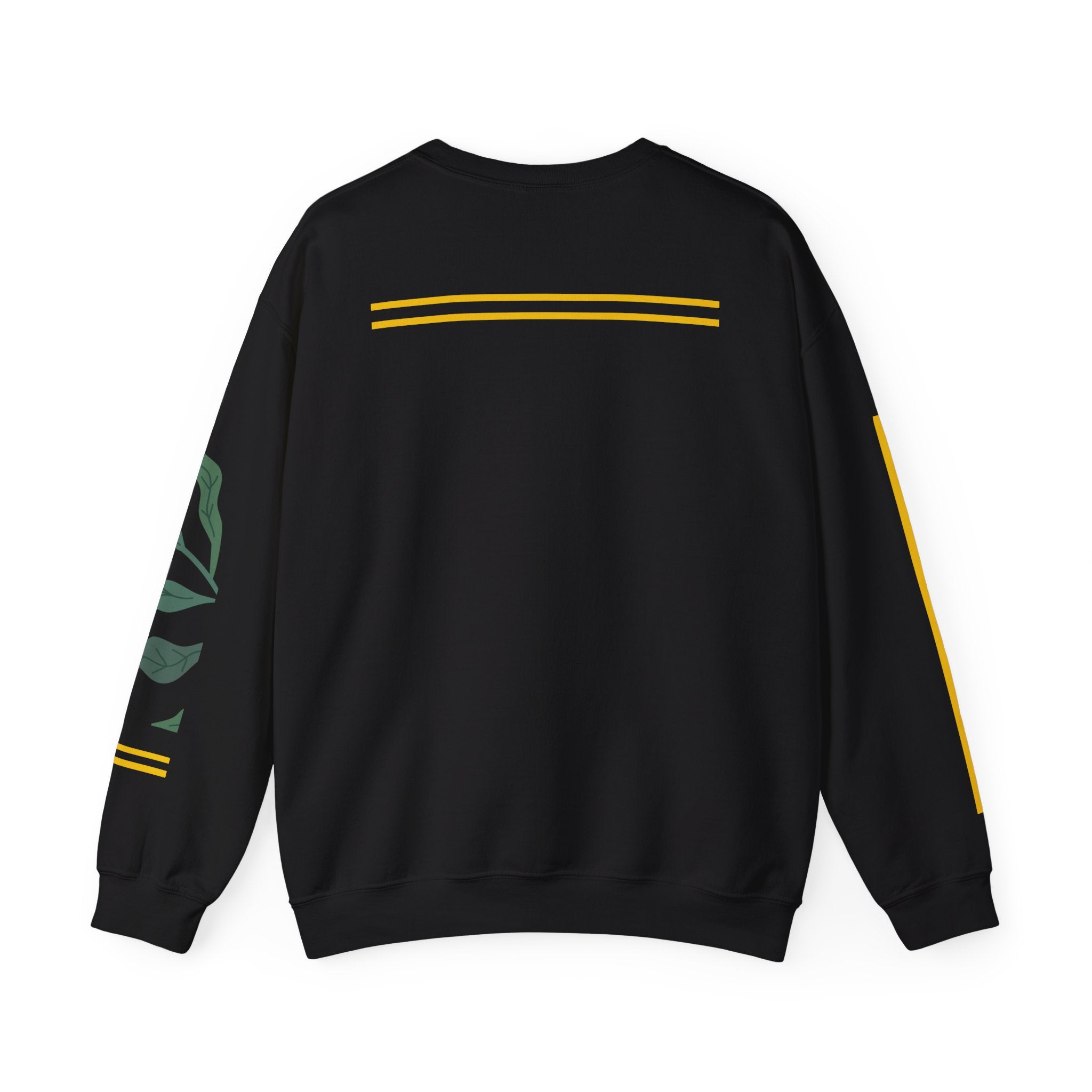 Arabic Calligraphy Leaf Illustration Sweatshirt | Botanical Script Crewneck